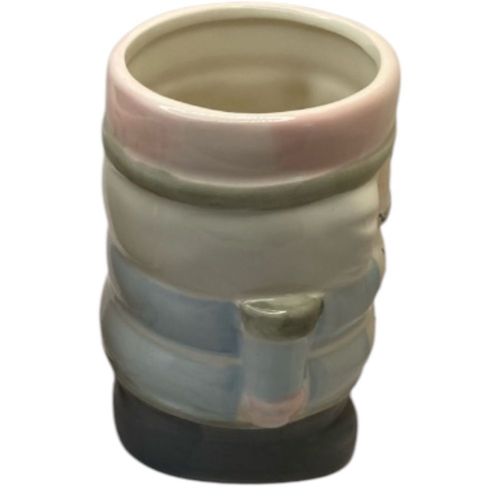 Holly & Joy Nutcracker Christmas Mug in Pastel Pink and blue - Picture 3 of 5